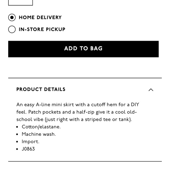 Madewell Zip Mini Skirt - Picture 4 of 7